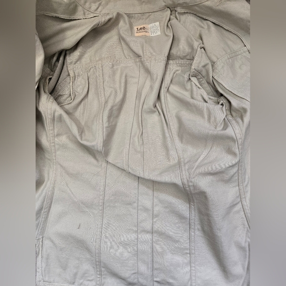 LEE Cream Denim Western Jacket. Size Small - Picture 10 of 13